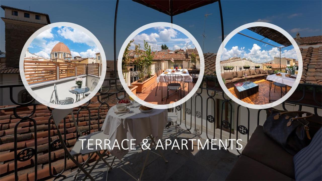 Terrace Apt In Piazza Strozzi-Center Of 佛罗伦萨 外观 照片