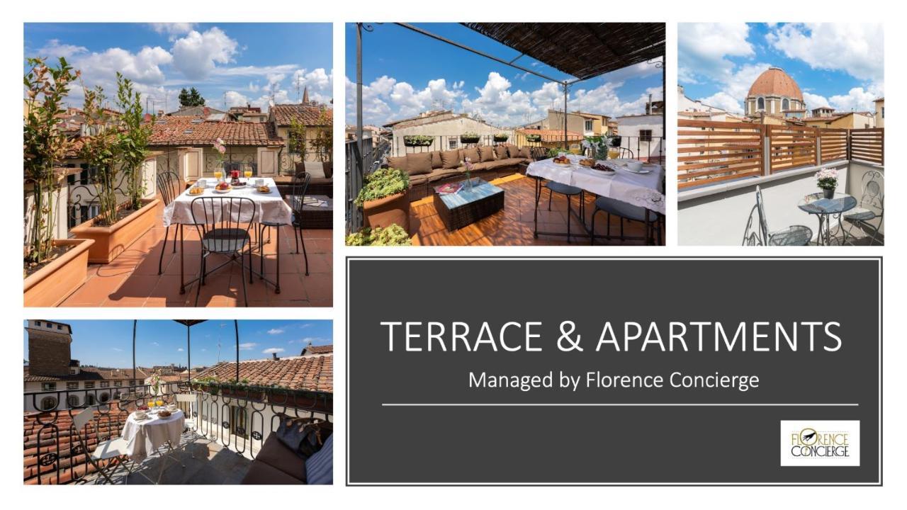 Terrace Apt In Piazza Strozzi-Center Of 佛罗伦萨 外观 照片
